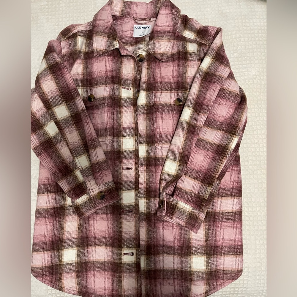 old navy flannel coat